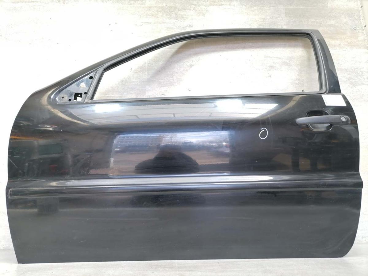 W Polo 6N2 original Tür links schwarz 3 Türer BJ00